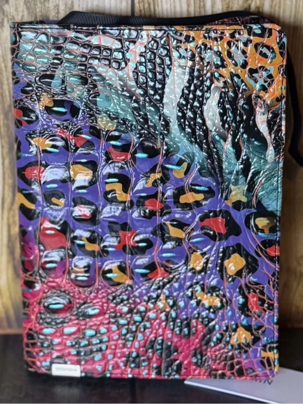 NWT Brahmin Journal Stampede ANIMAL PRINT HTF